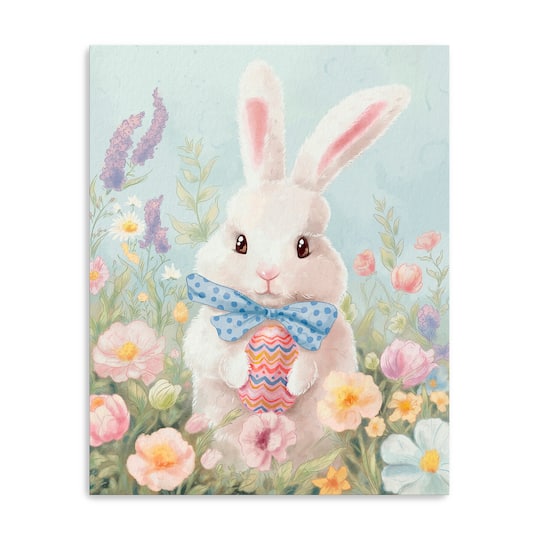 Lumaprints Garden Bunny Canvas Giclée Art